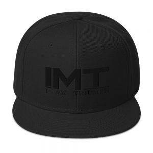 IMT (I Am Triumph) – Otto Snapback Hat (Black/Black)