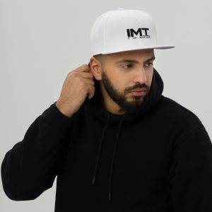 IMT (I Am Triumph) – Otto Snapback Hat (White/Black)