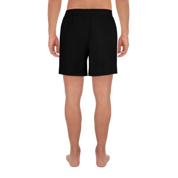 The Shrine Sanctuary - Men's Recycled Athletic Shorts (Black) - Image 4