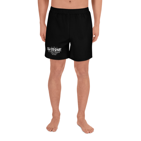 The Shrine Sanctuary - Men's Recycled Athletic Shorts (Black)