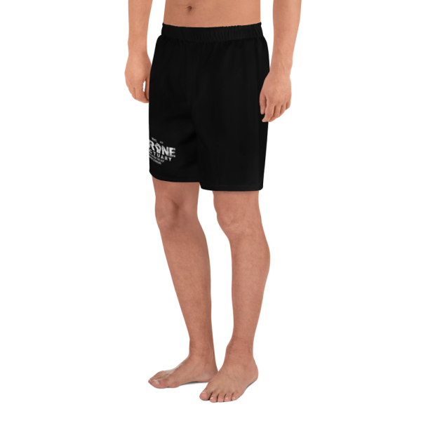 The Shrine Sanctuary - Men's Recycled Athletic Shorts (Black) - Image 3