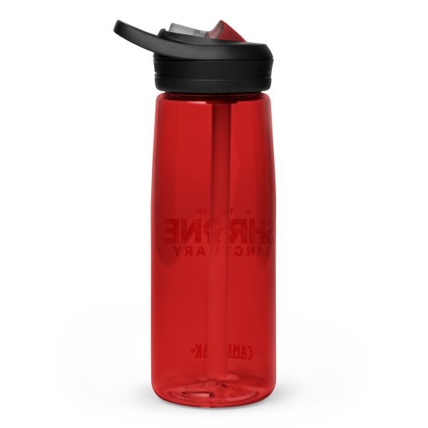 The Shrine Sanctuary - Camelbak Sports Water Bottle (Red & Black) - Image 3